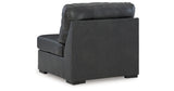 Brindley Pier 4-Piece Sectional with Ottoman in Fog from Ashley - Luna Furniture