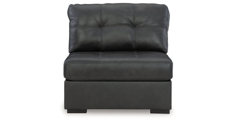 Brindley Pier Fog 4-Piece Sectional with Ottoman from Ashley - Luna Furniture
