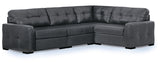 Brindley Pier Fog 4-Piece Sectional from Ashley - Luna Furniture