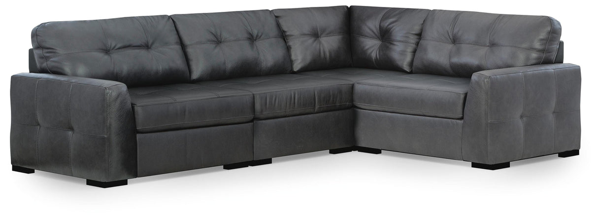 Brindley Pier Fog 4-Piece Sectional from Ashley - Luna Furniture