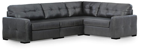 Brindley Pier Fog 4-Piece Sectional from Ashley - Luna Furniture