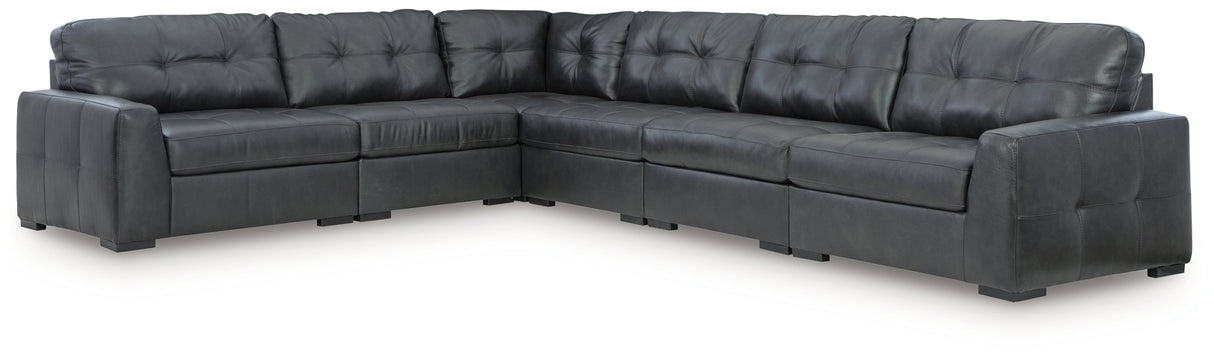 Brindley Pier Fog 6-Piece Sectional from Ashley Furniture - Luna Furniture