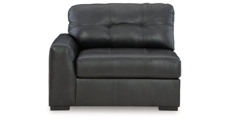 Brindley Pier Fog 4-Piece Sectional with Ottoman from Ashley - Luna Furniture