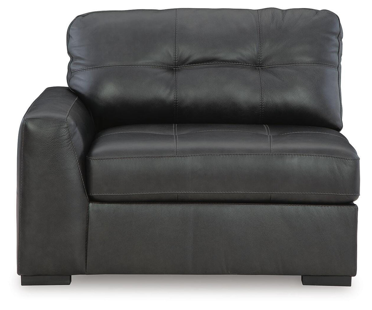 Brindley Pier 4-Piece Sectional with Ottoman in Fog from Ashley - Luna Furniture