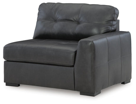 Brindley Pier Fog 4-Piece Sectional with Ottoman from Ashley - Luna Furniture