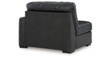 Brindley Pier 4-Piece Sectional with Ottoman in Fog from Ashley - Luna Furniture