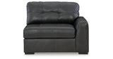 Brindley Pier 4-Piece Sectional with Ottoman in Fog from Ashley - Luna Furniture