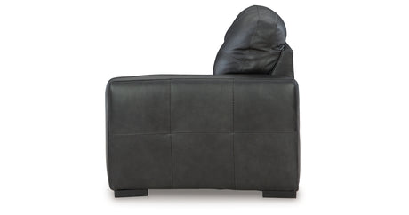 Brindley Pier Fog 4-Piece Sectional with Ottoman from Ashley - Luna Furniture