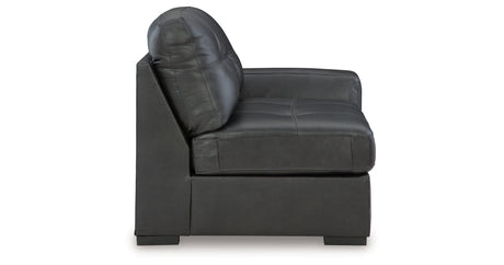 Brindley Pier Fog 4-Piece Sectional with Ottoman from Ashley - Luna Furniture