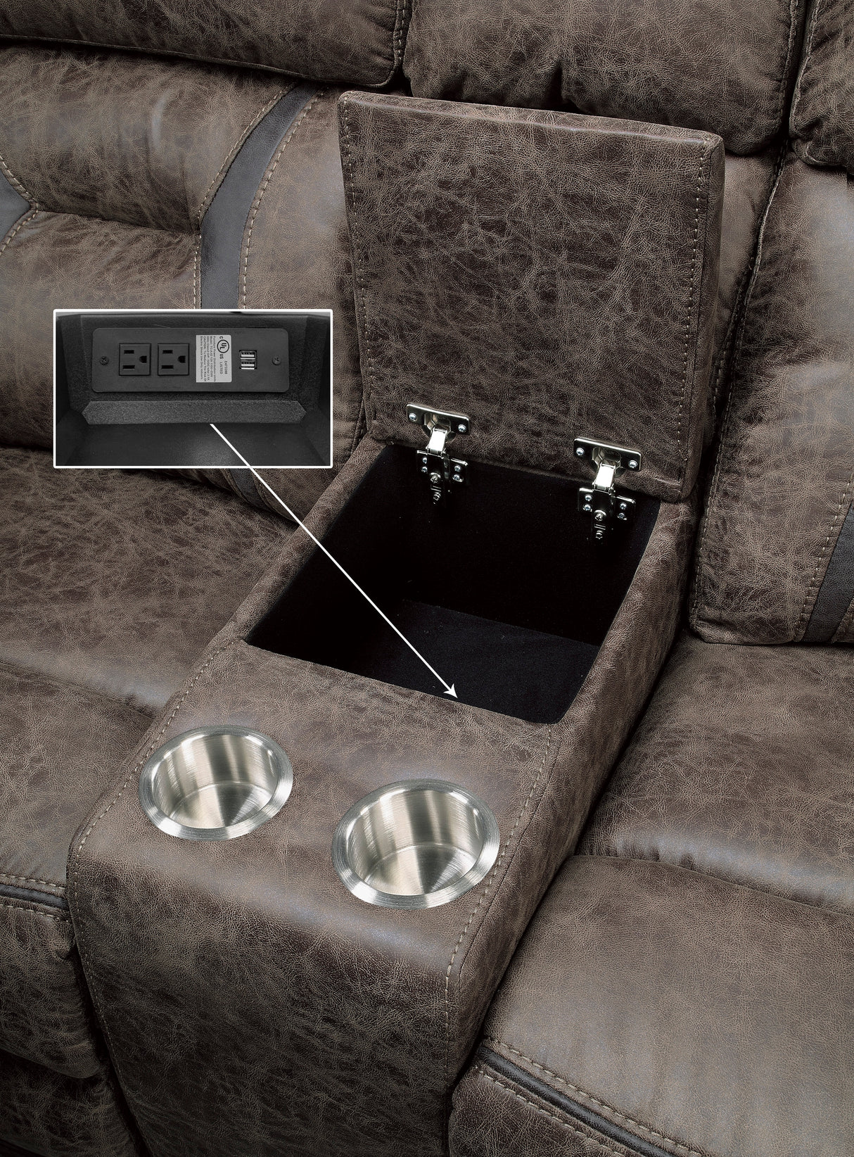 Madrona Reclining Loveseat from Homelegance - Luna Furniture