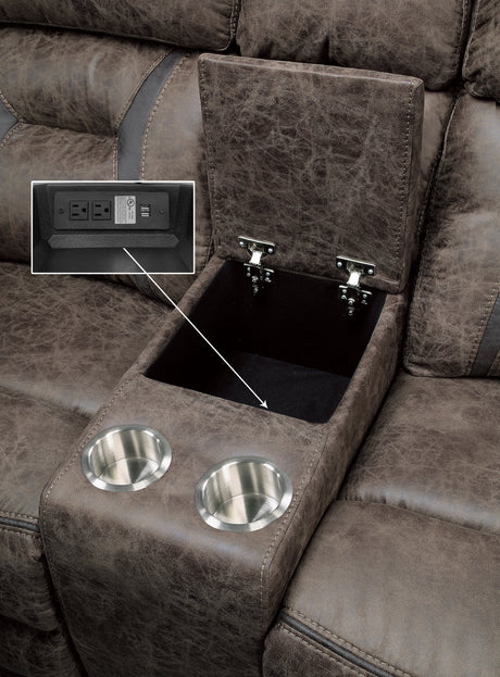 Madrona Reclining Loveseat from Homelegance - Luna Furniture
