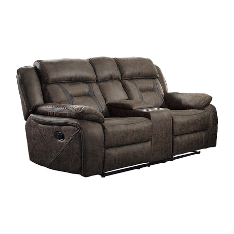 Madrona Hill Gray Glider Reclining Chair from Homelegance - Luna Furniture