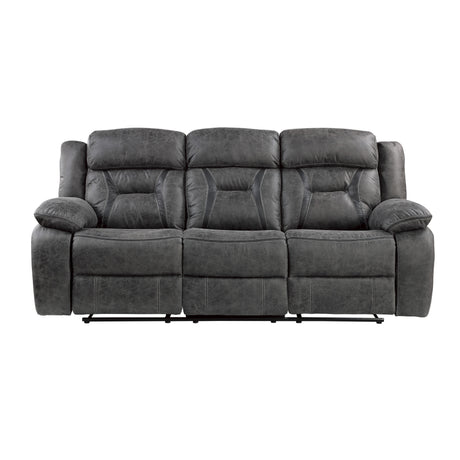 Madrona Hill Gray Glider Reclining Chair from Homelegance - Luna Furniture