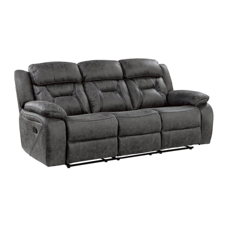 Madrona Hill Gray Glider Reclining Chair from Homelegance - Luna Furniture