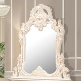 HD-998I Ivory/Metallic Gold Highlights Mirror from Homey Design - Luna Furniture