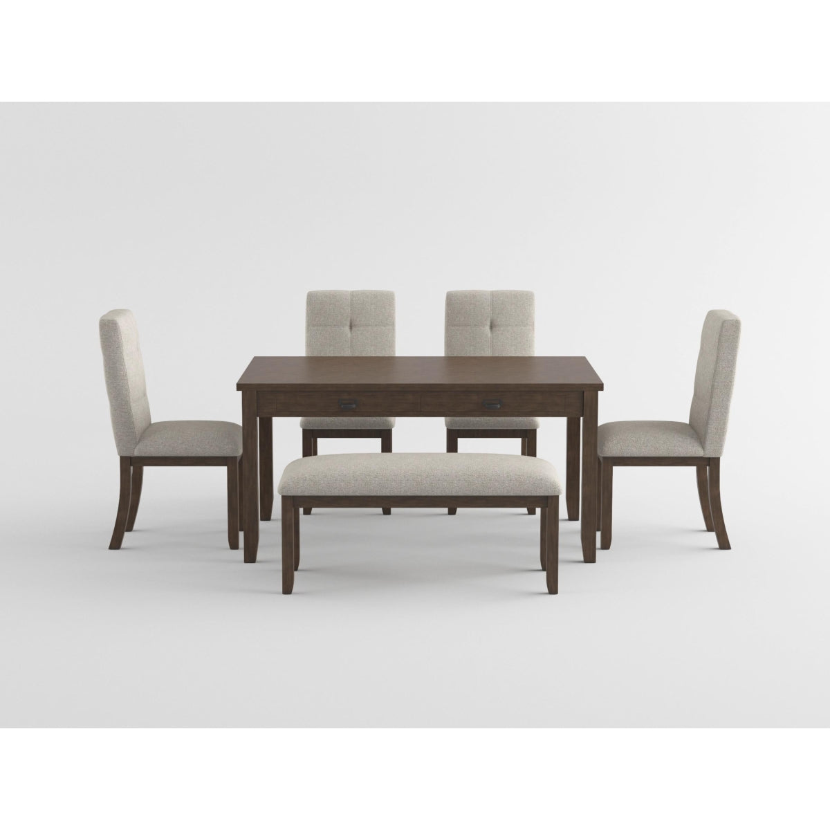 Binghampton Cherry/Moonstone Dining Bench from Homelegance - Luna Furniture
