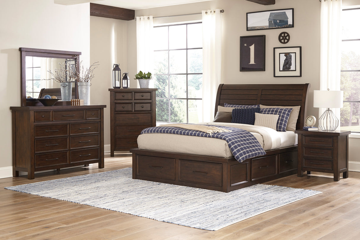 Logandale Brown Chest from Homelegance - Luna Furniture