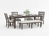 Victoria Espresso/Beige Upholstered Side Chair, Set of 2 from Homelegance - Luna Furniture