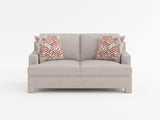 Everly Taupe Loveseat from Homelegance - Luna Furniture