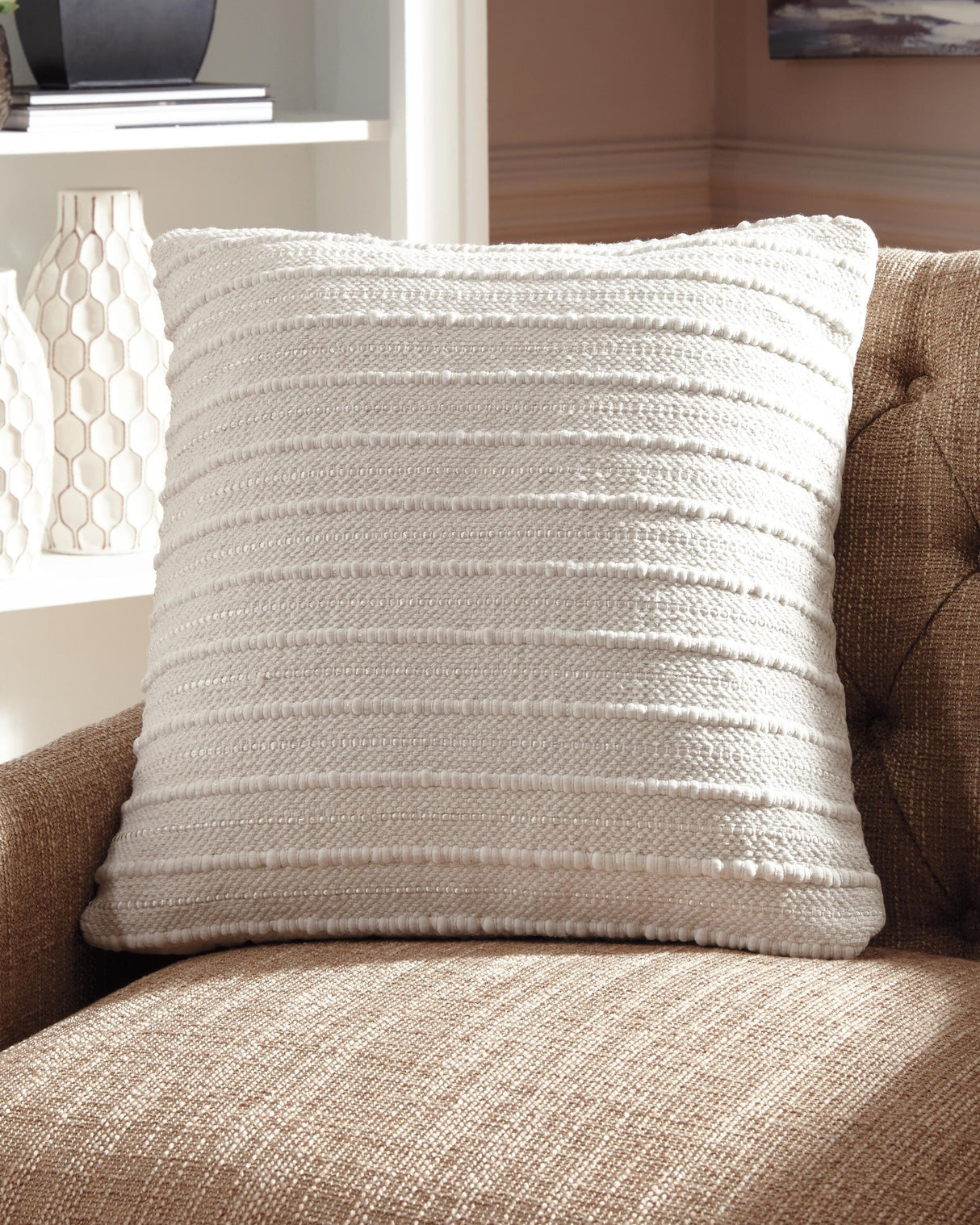 Theban Cream Pillow from Ashley - Luna Furniture