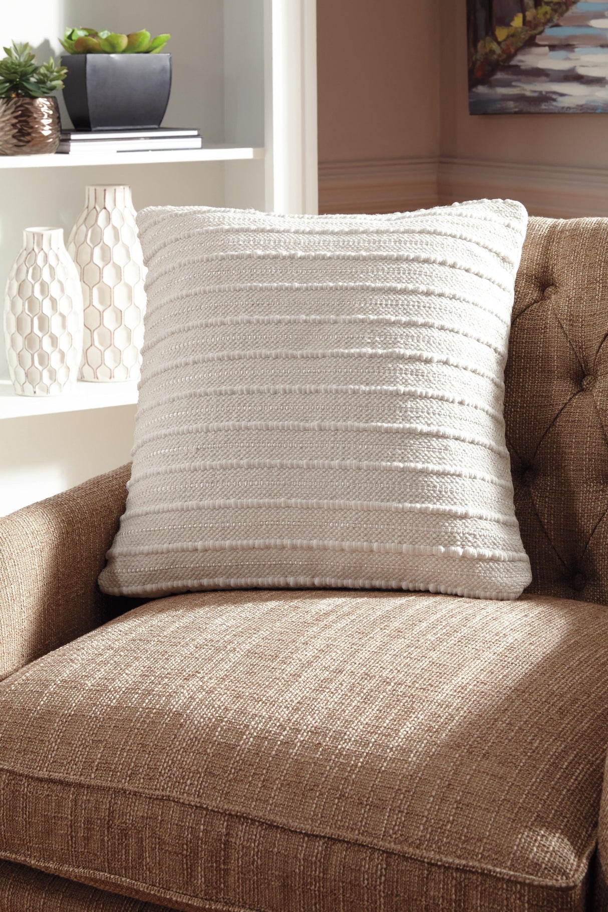 Theban Cream Pillow from Ashley - Luna Furniture