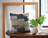 Gibbend Blue/Gray/White Pillow from Ashley Furniture - Luna Furniture