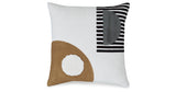 Longsum Black/White/Honey Pillow from Ashley Furniture - Luna Furniture