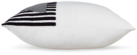Longsum Black/White/Honey Pillow from Ashley Furniture - Luna Furniture