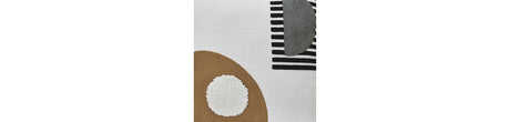 Longsum Black/White/Honey Pillow from Ashley Furniture - Luna Furniture