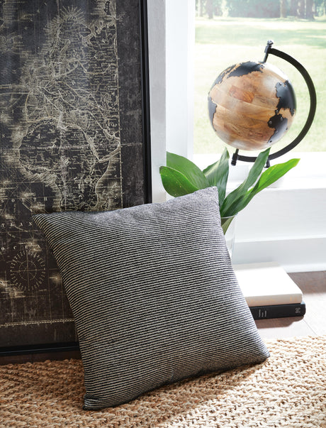 Edelmont Black/Linen Pillow from Ashley - Luna Furniture