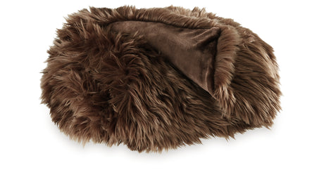 Bellethrone Brown Throw from Ashley - Luna Furniture