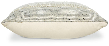 Rowcher Gray/White Pillow from Ashley - Luna Furniture