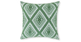 Bellvale Green/White Pillow from Ashley - Luna Furniture