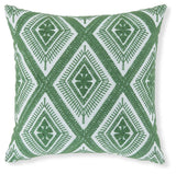 Bellvale Green/White Pillow from Ashley - Luna Furniture