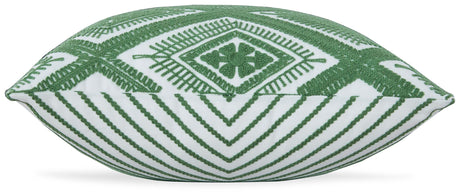 Bellvale Green/White Pillow from Ashley Furniture - Luna Furniture