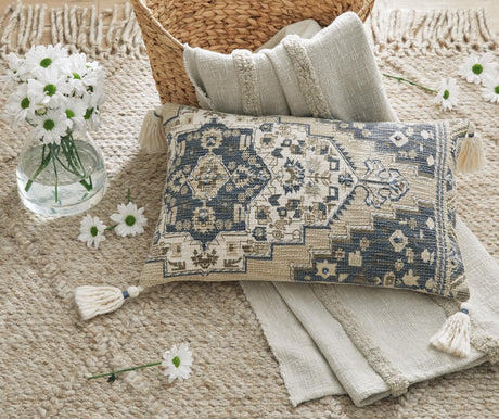 Winbury Blue/Tan/White Pillow from Ashley - Luna Furniture
