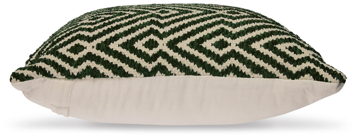 Digover Green/Ivory Pillow from Ashley - Luna Furniture