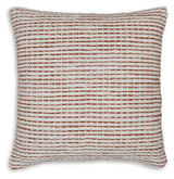 Nashlin White/Rust Pillow from Ashley - Luna Furniture