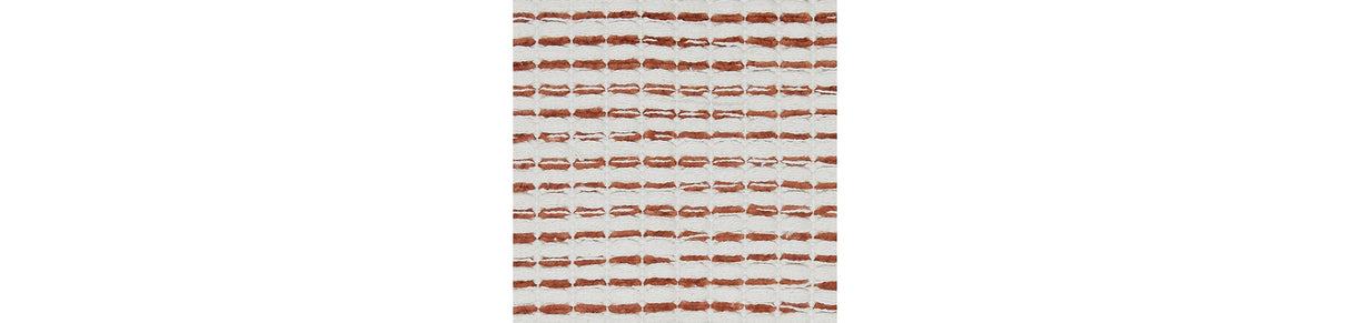 Nashlin White/Rust Pillow (Set of 4) from Ashley Furniture - Luna Furniture