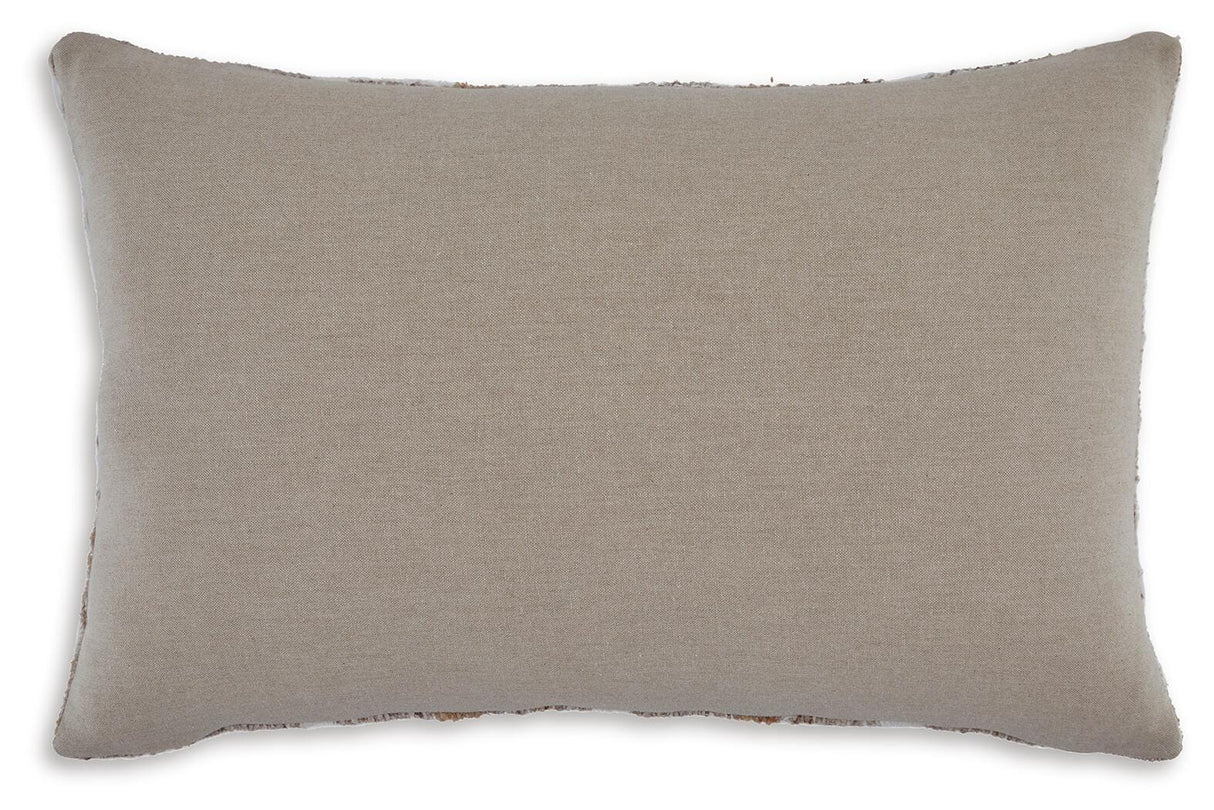 Benish Tan/Brown/White Pillow from Ashley - Luna Furniture
