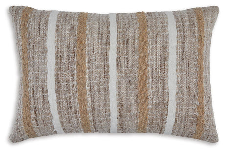 Benish Tan/Brown/White Pillow from Ashley - Luna Furniture