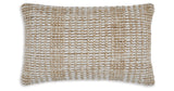 Hathby Tan/White Pillow (Set of 4) from Ashley Furniture - Luna Furniture