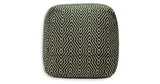 Abacy Green/Ivory Pouf from Ashley - Luna Furniture