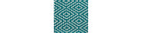Brynnsen Teal/Ivory Pouf from Ashley Furniture - Luna Furniture