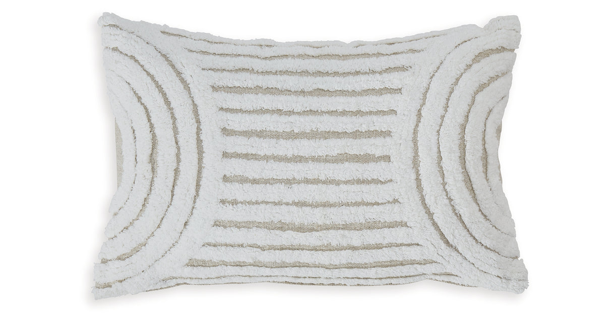 Farissen White/Tan Pillow (Set of 4) from Ashley - Luna Furniture