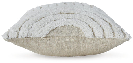 Farissen White/Tan Pillow from Ashley - Luna Furniture