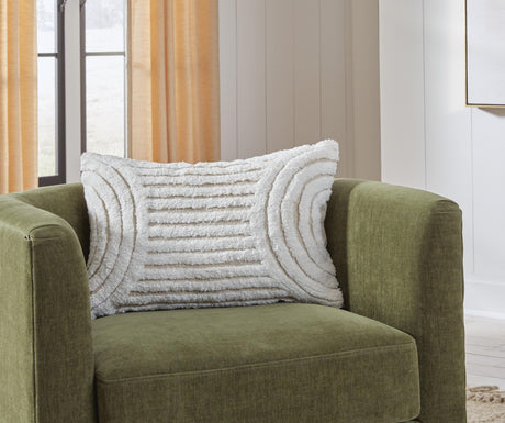 Farissen White/Tan Pillow from Ashley - Luna Furniture