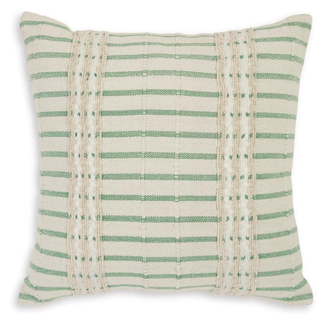 Rowton White/Green Pillow from Ashley - Luna Furniture