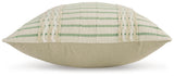 Rowton White/Green Pillow from Ashley - Luna Furniture