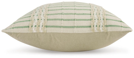 Rowton White/Green Pillow from Ashley - Luna Furniture